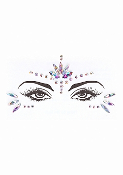 Dazzling Eye Contact  Bling Sticker