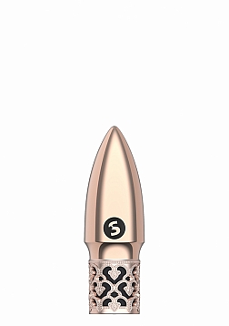 Glitter - Rechargeable ABS Bullet - Rose Gold