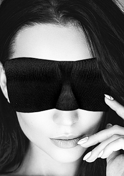 Satin Curvy Eye Mask - With Elastic Straps