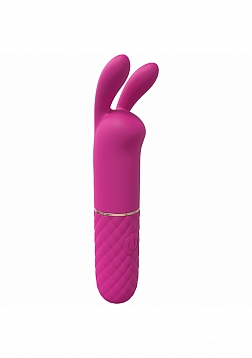 LoveLine - Dona - Mini-Conejo Vibrador de 10 Velocidades - Silicona - Recargable - Resistente al Agu