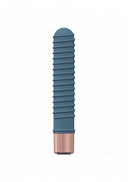 LoveLine - Poise - Minivibrador de 10 velocidades - Silicona - Recargable - Resistente al agua - Azu