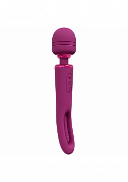 Kiku -  Double Wand with G-Spot Flapping - Pink