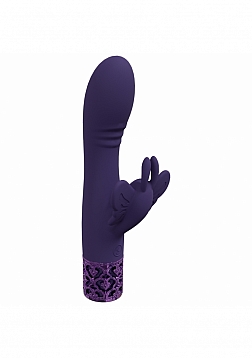 Royal Gems - Monarch - 10 Speed Silicone Rechargeable Vibrator - Purple