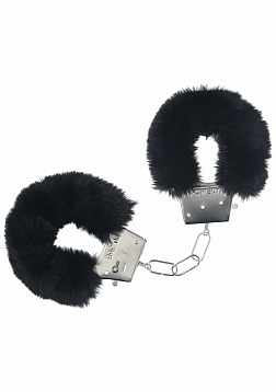 Ouch! - Classic Fluffy Handcuffs - Black