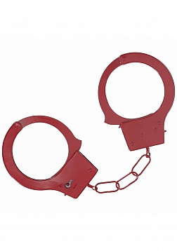 Ouch! - Classic Metal Handcuffs - Red