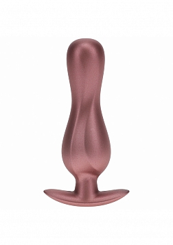 ¡Ay! - Plug Anal Curvy - Silicona - Oro Rosa