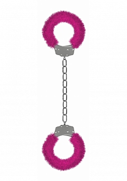 Beginner's Furry Legcuffs  - Pink